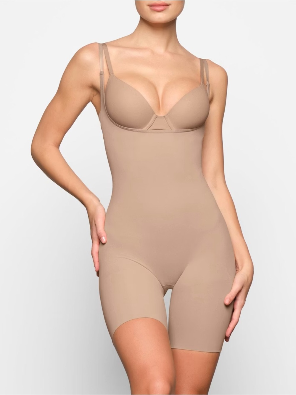 SKIMS Seamless Sculpting Bodysuit in Tan